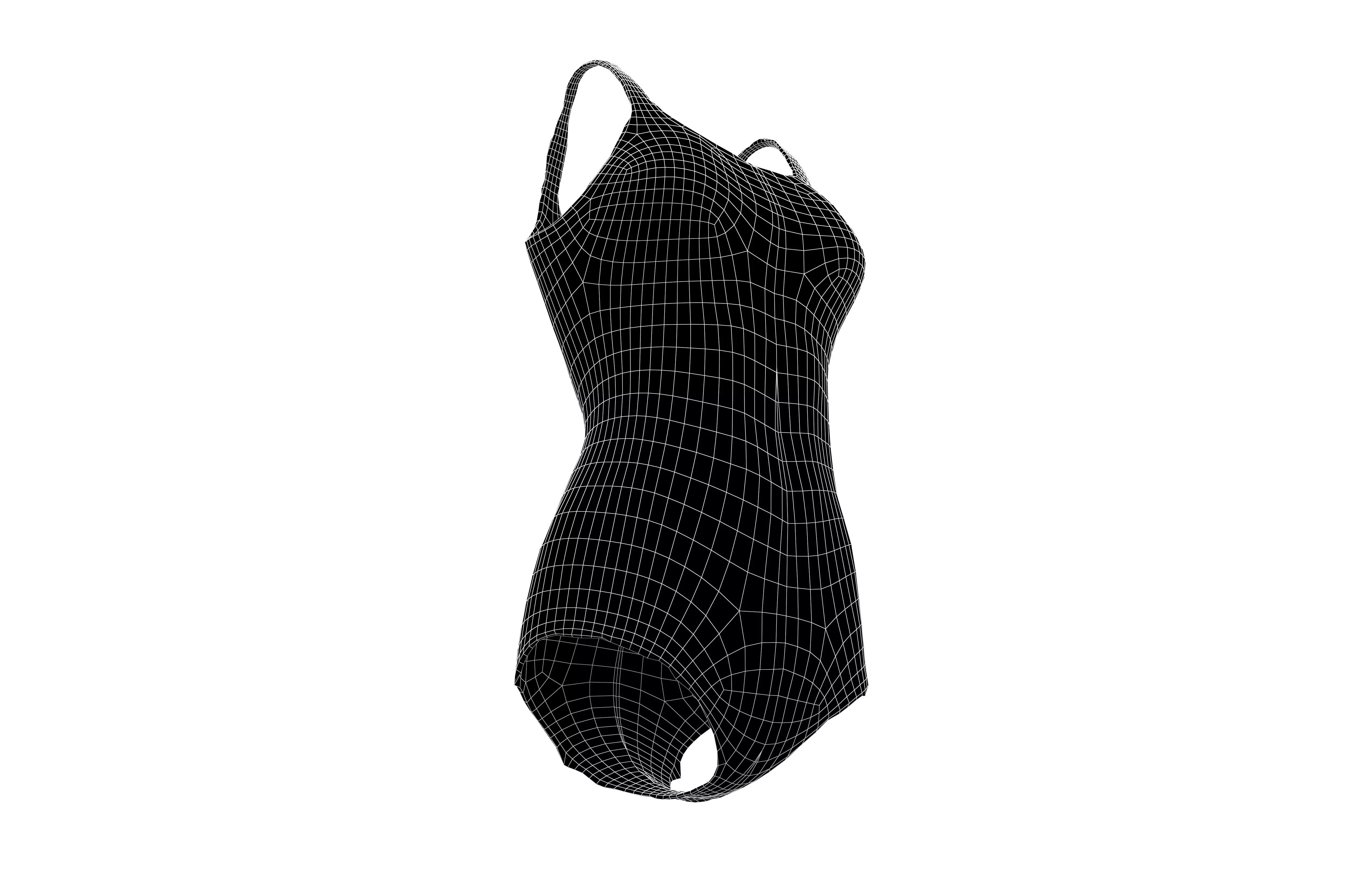Swimsuit v1 003 Low-poly 3D model_7