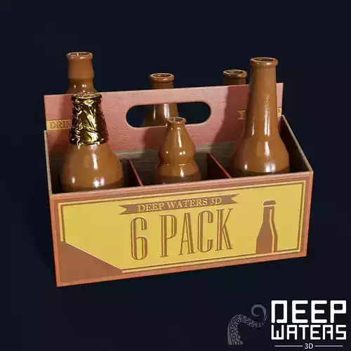 Beer Box Full - PBR Game Ready