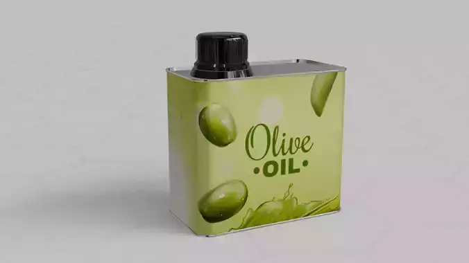 Square Aluminium Oil can tin