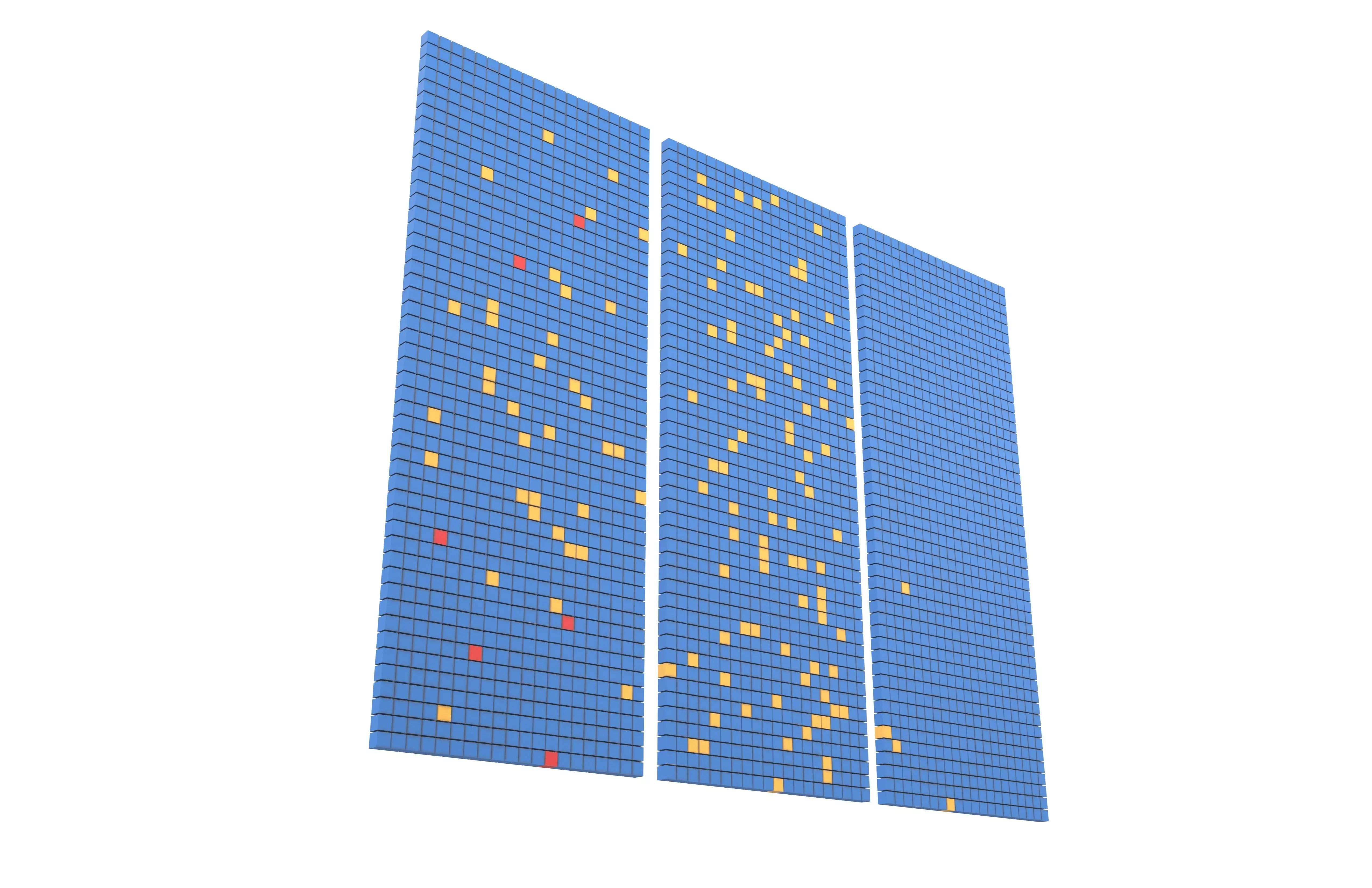 Big Data Visualization Background v1 002 Low-poly 3D model_3