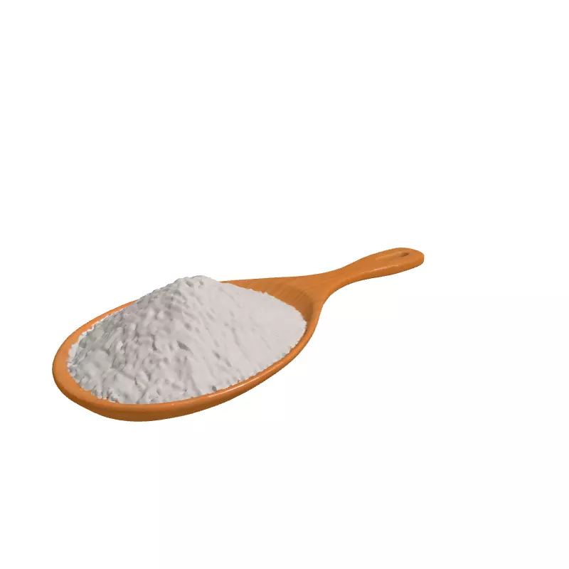 Rice Grains on Wooden Paddle Low-poly 3D model_3