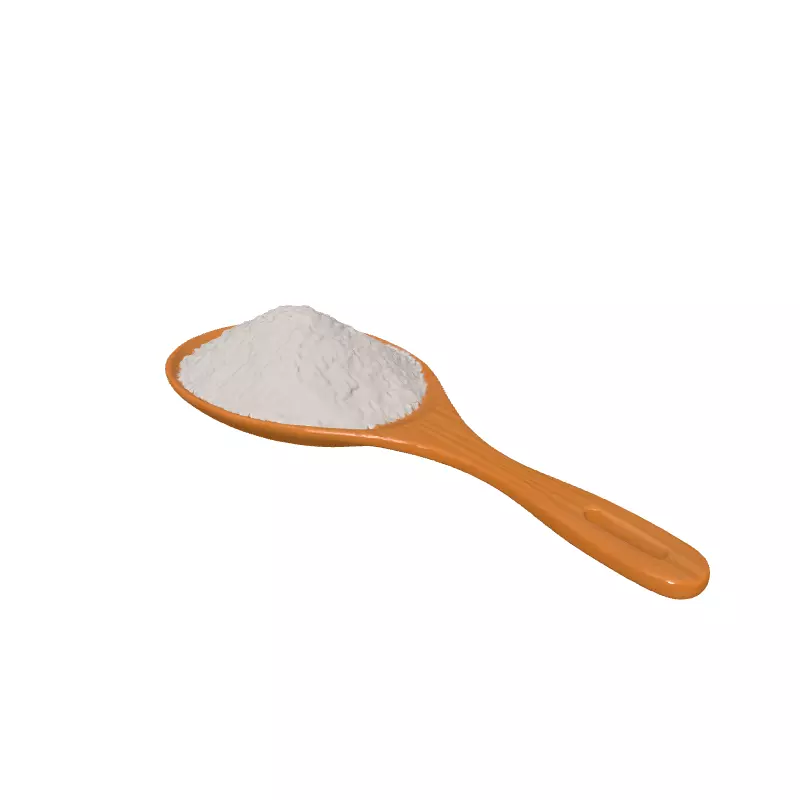 Rice Grains on Wooden Paddle Low-poly 3D model_2