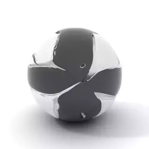 Futuristic Carbon Fiber Sphere model pack