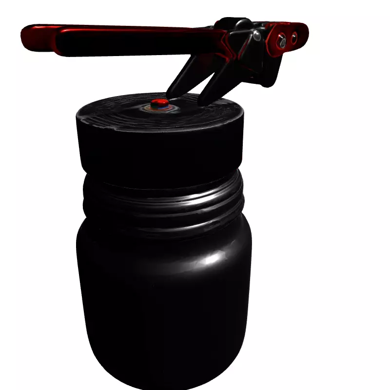 Canning Jar and Lifter 3D Model Low-poly 3D model_3