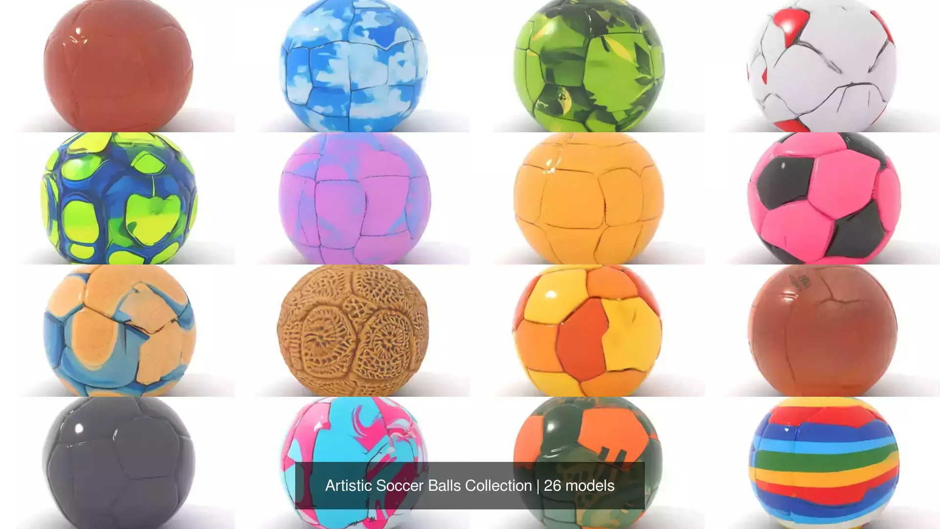 Artistic Soccer Balls Collection _0