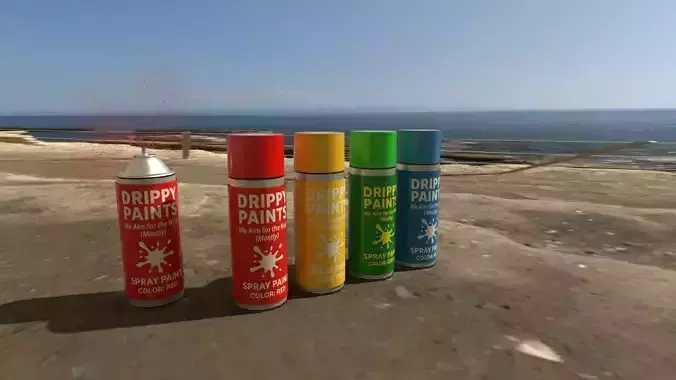 Drippy Paints  Complete Spray Can Collection 