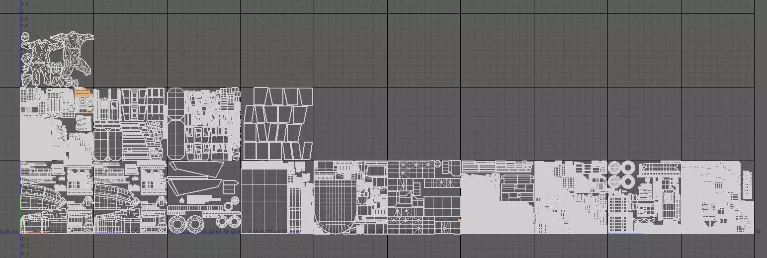 Articulated tug boat Black 3D model_18