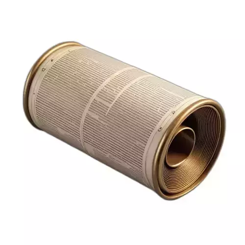 Ornate Ancient Text Scroll