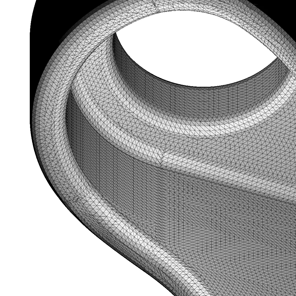 Rusty Castor Wheel Bracket 3D model_7