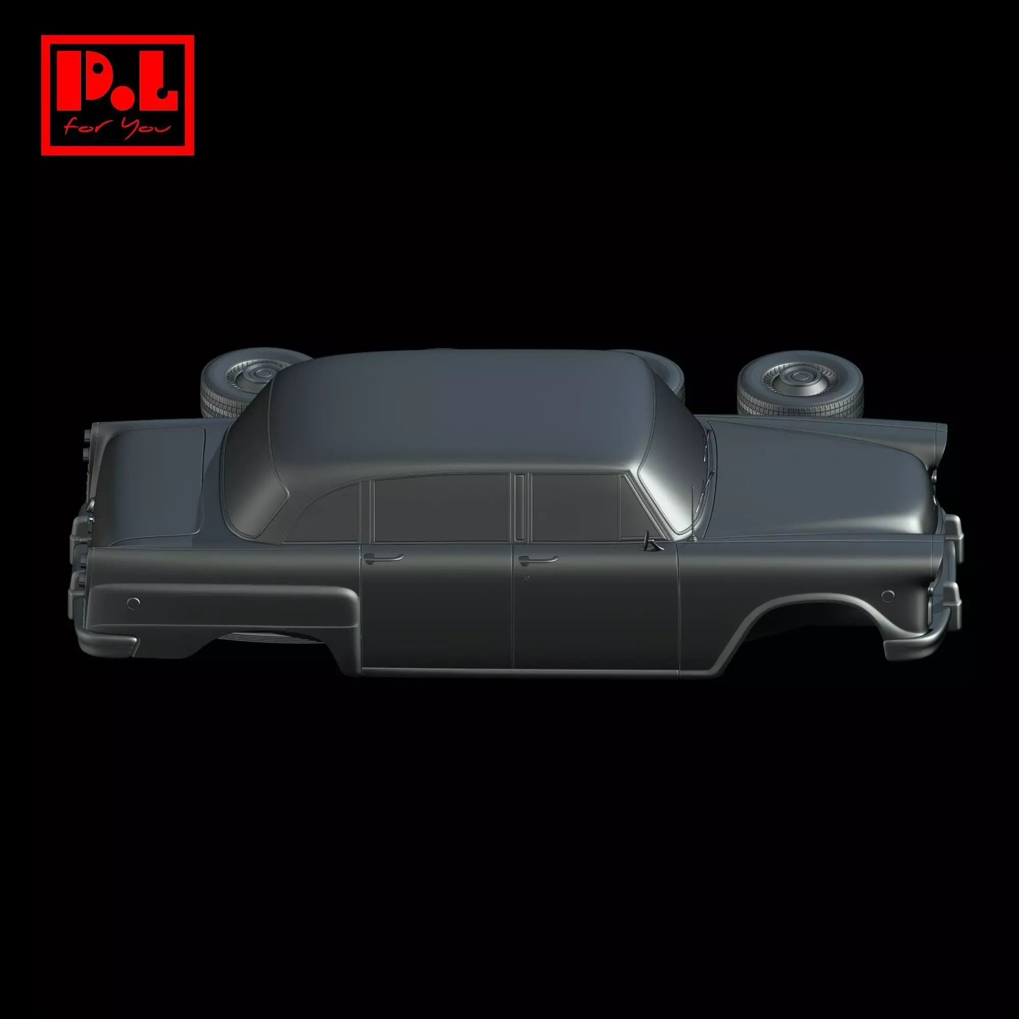 Checker Marathon 1978 3D print model_5