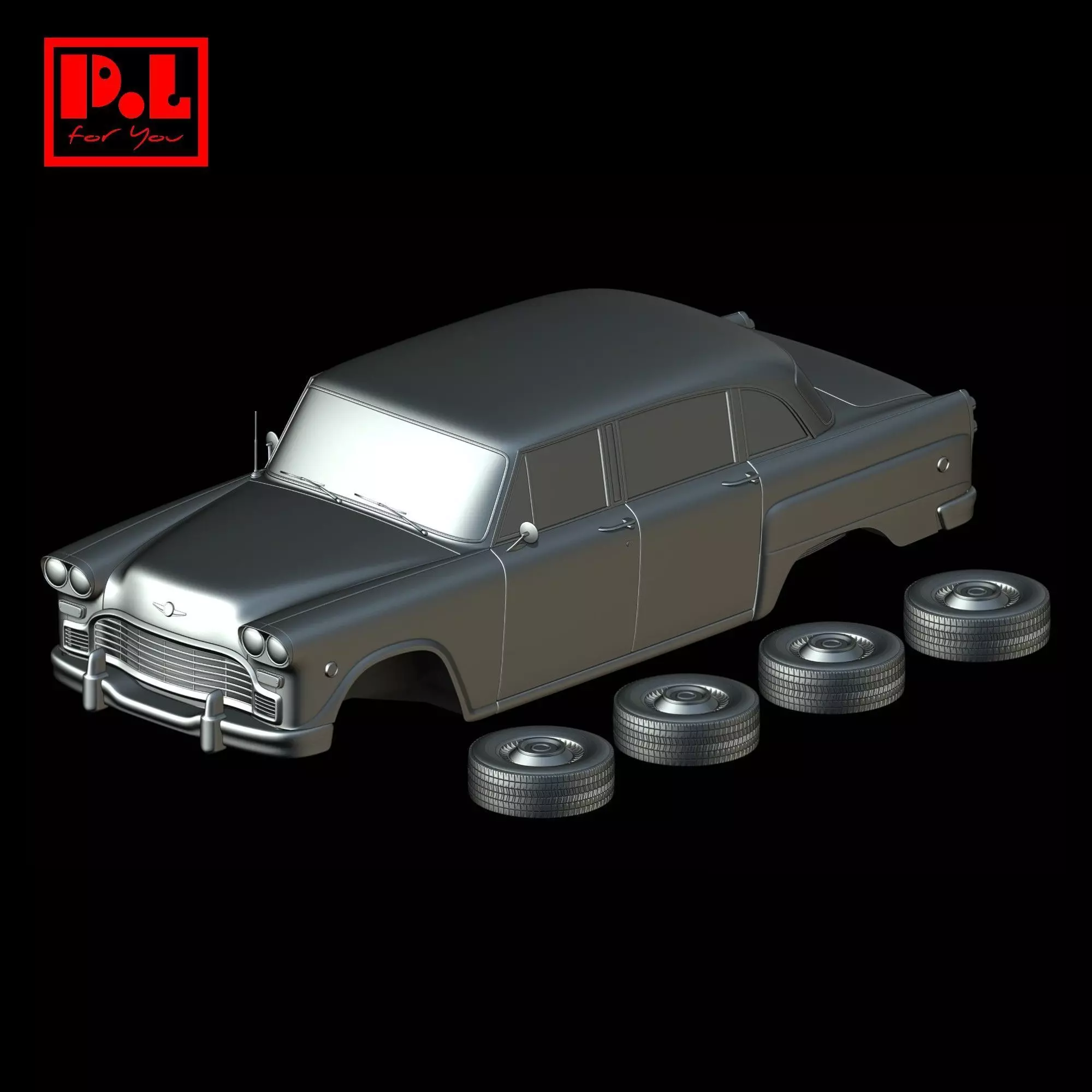 Checker Marathon 1978 3D print model_0