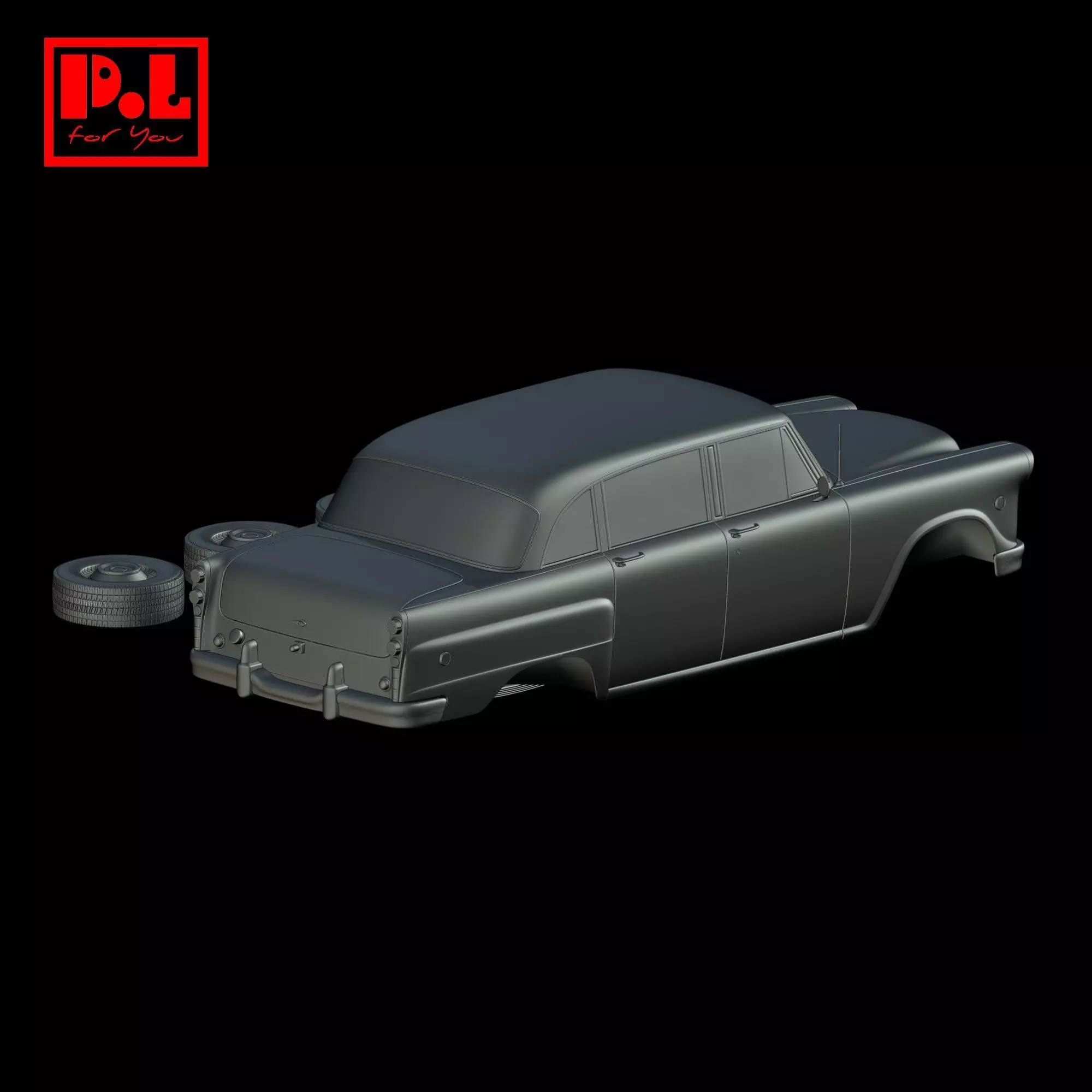 Checker Marathon 1978 3D print model_4