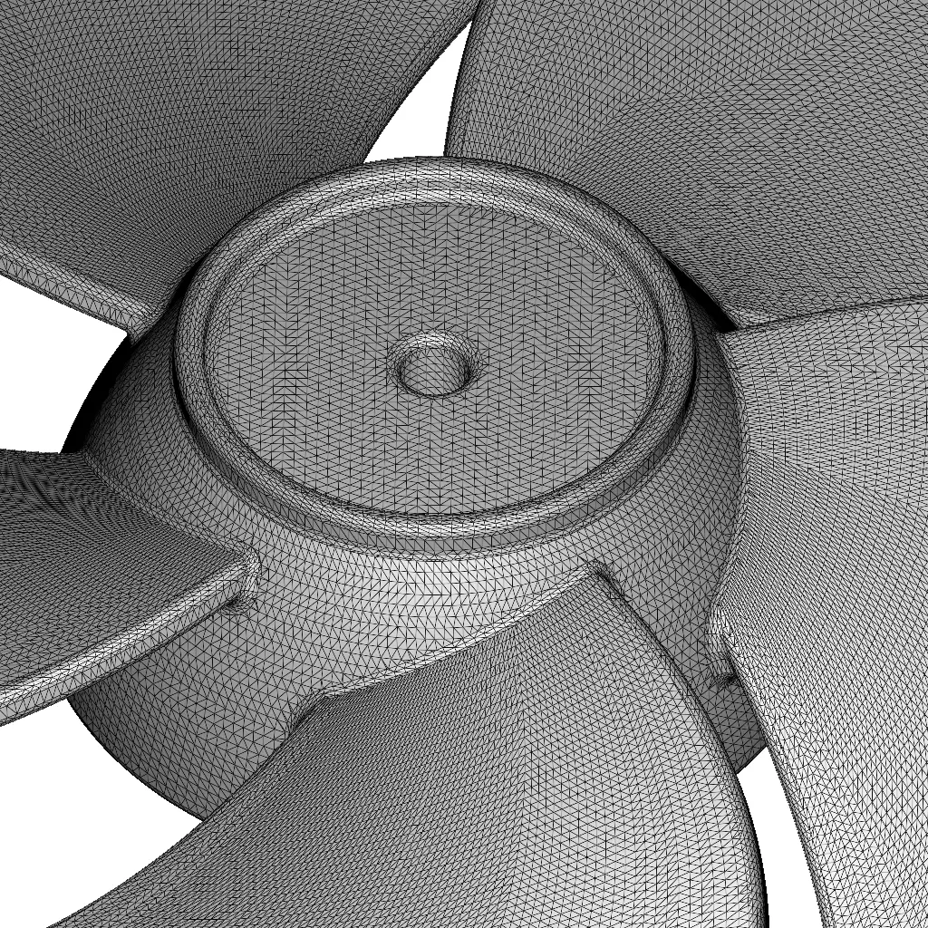 Rusty Steel Fan Blade 3D model_5