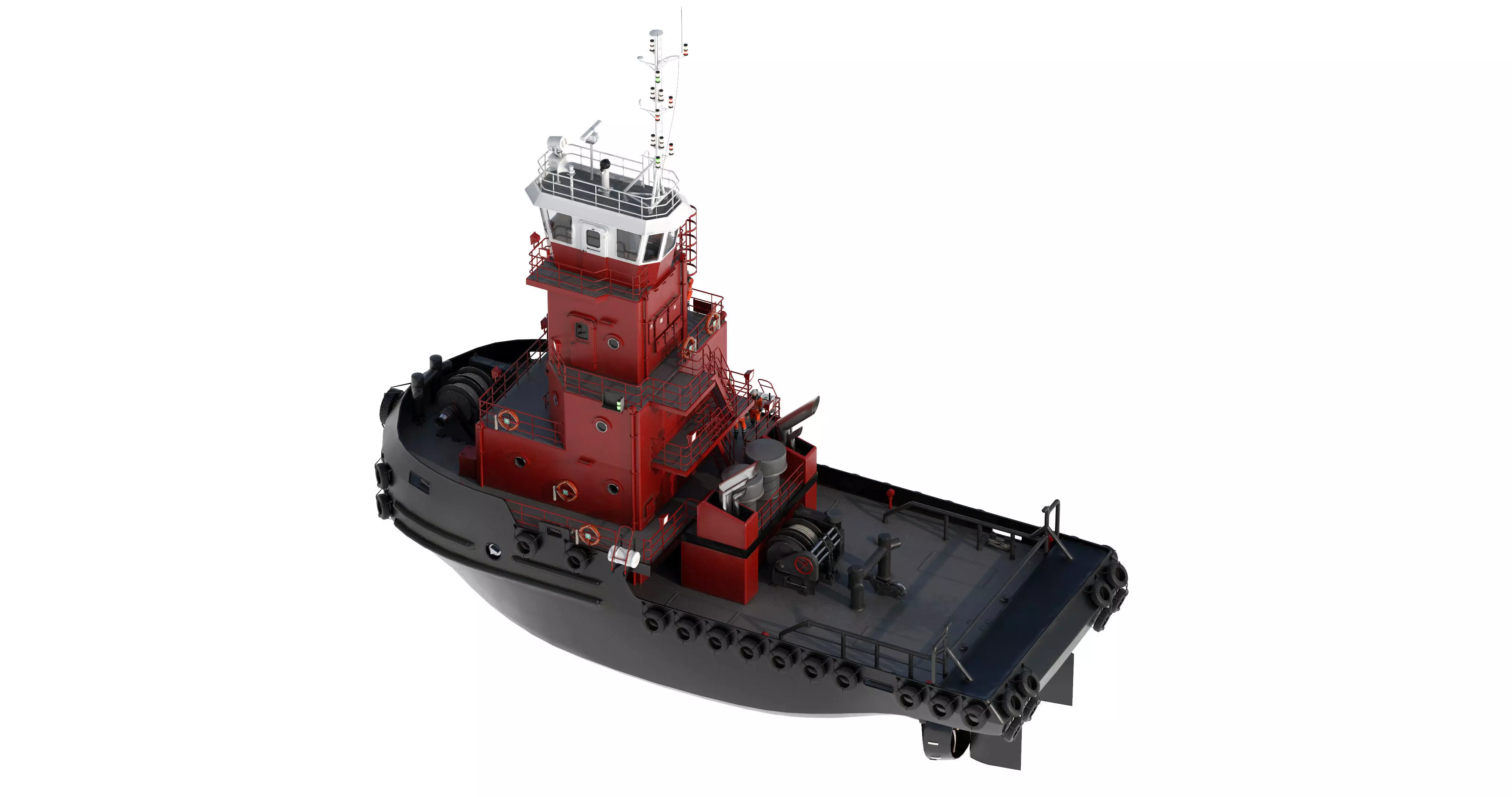 Articulated tug boat BRW 3D model_10