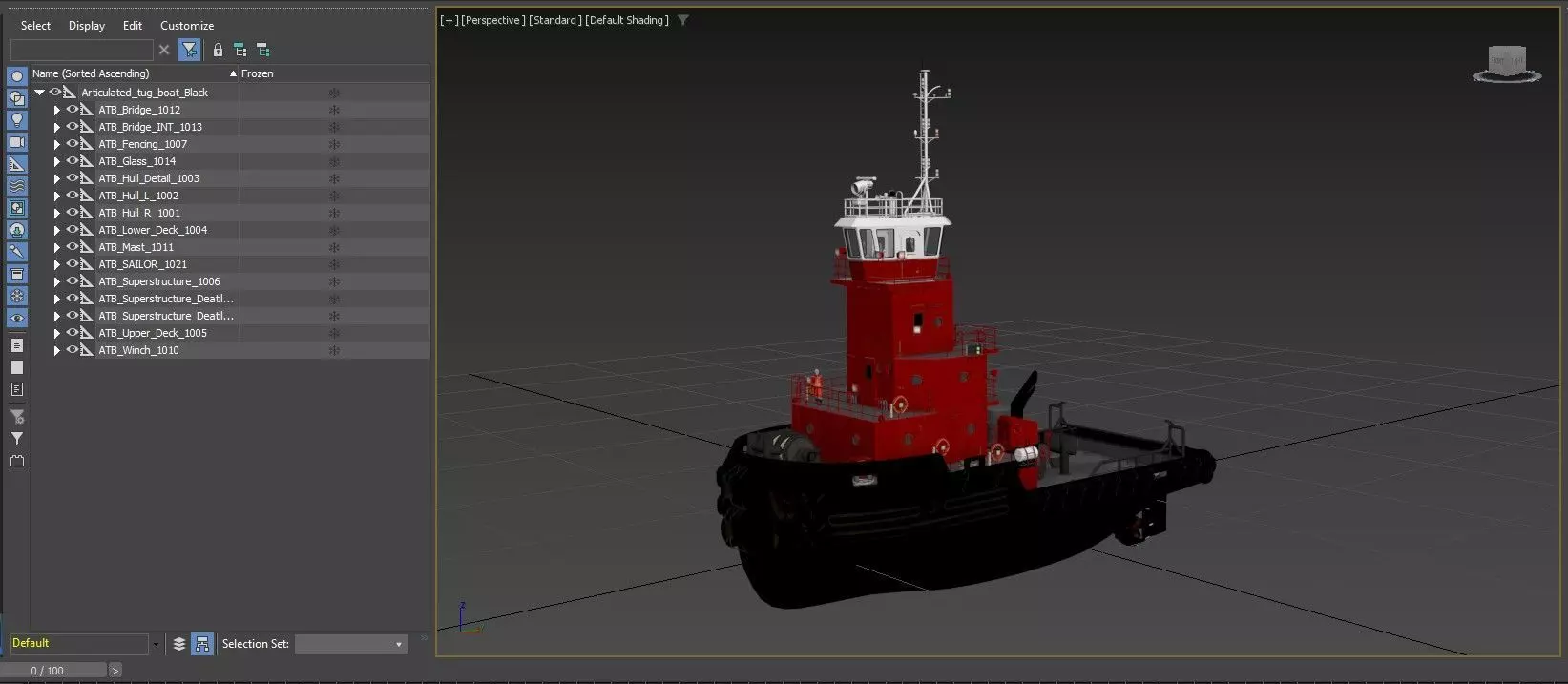 Articulated tug boat BRW 3D model_16
