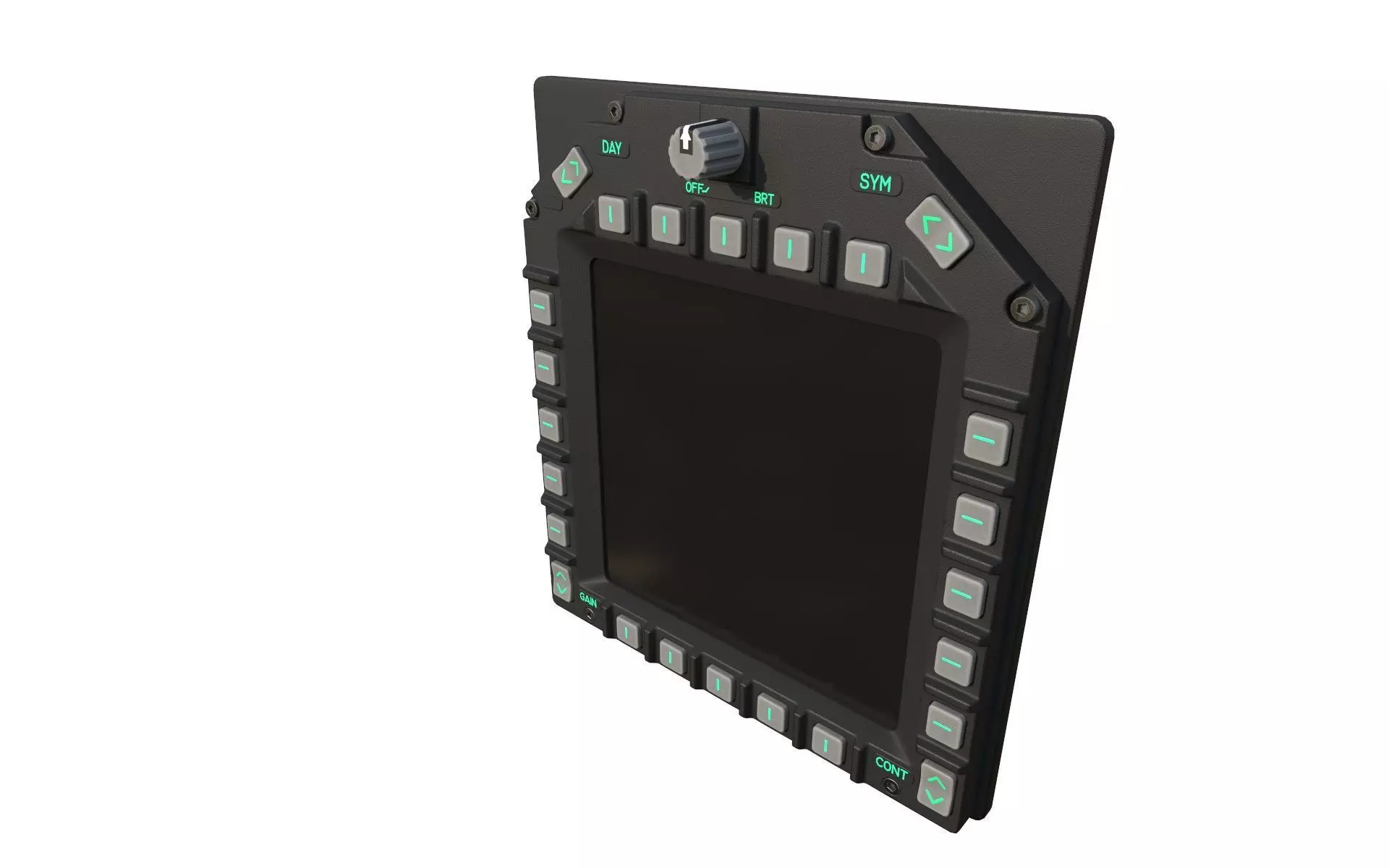 Multi Function Display  MFD 3D model_2