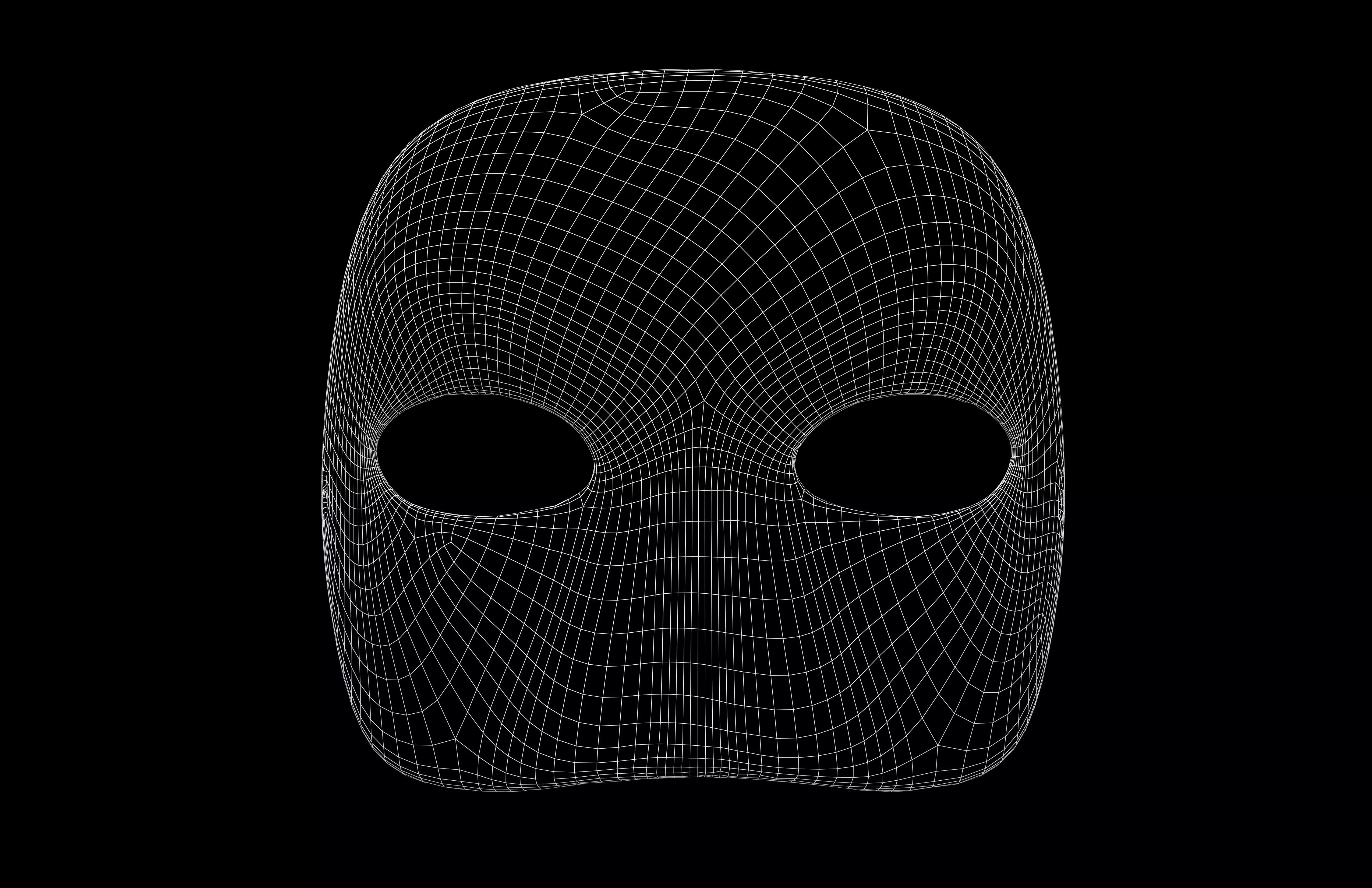 Minimalist Mask v1 005 Low-poly 3D model_5