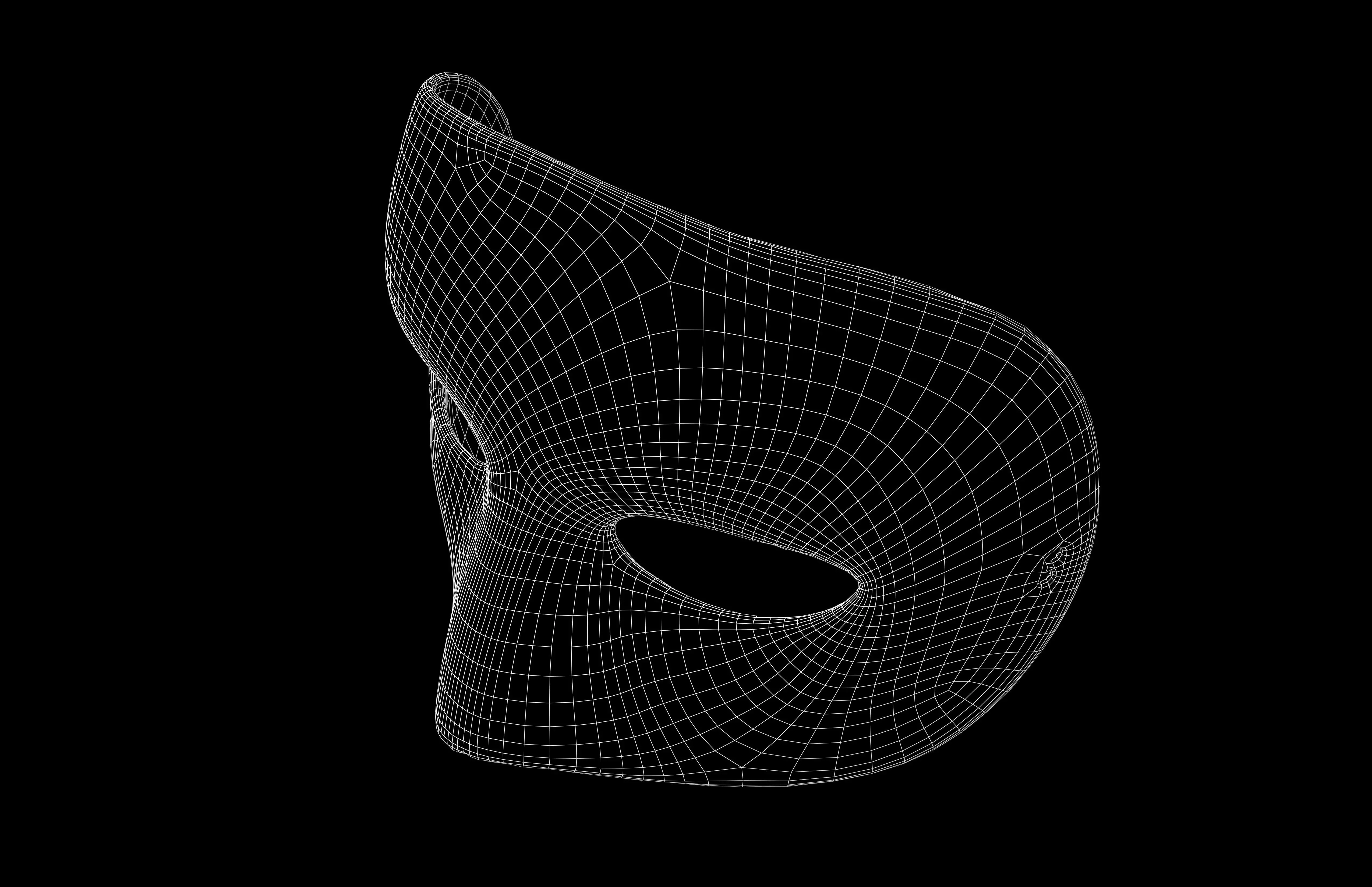 Minimalist Mask v1 005 Low-poly 3D model_6