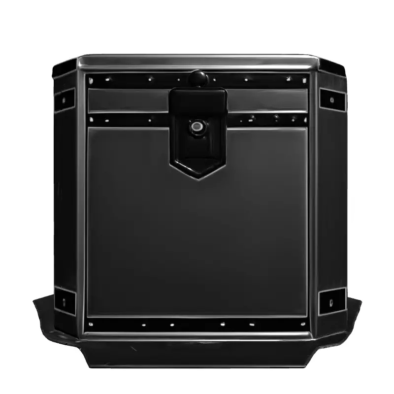 SciFi Hexagonal Storage Crate Low-poly 3D model_4