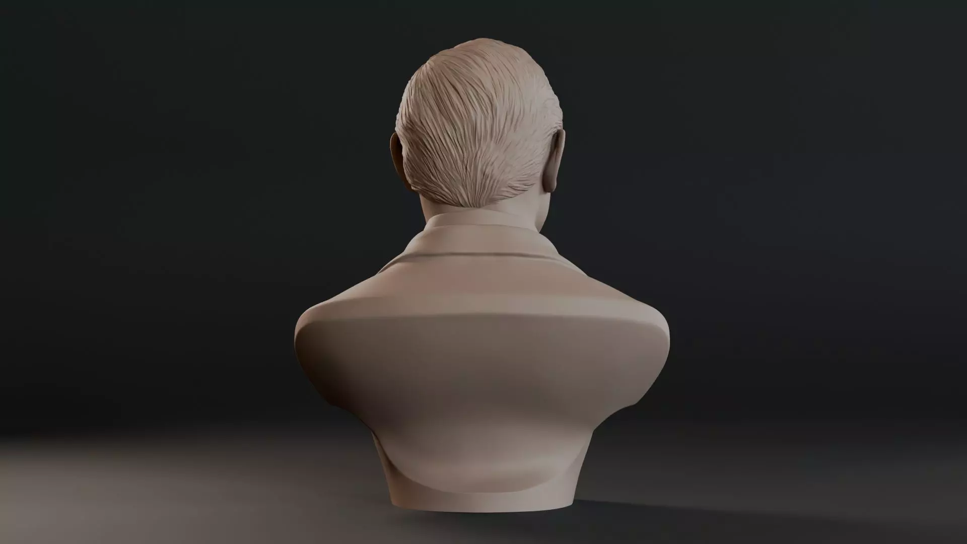 Clark Gable Bust Sculpture 3D print model_7