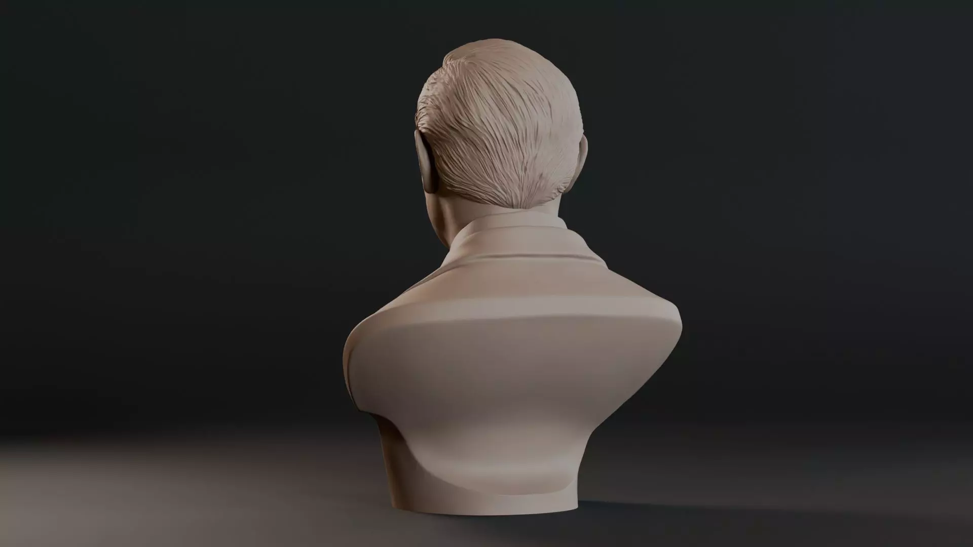 Clark Gable Bust Sculpture 3D print model_8