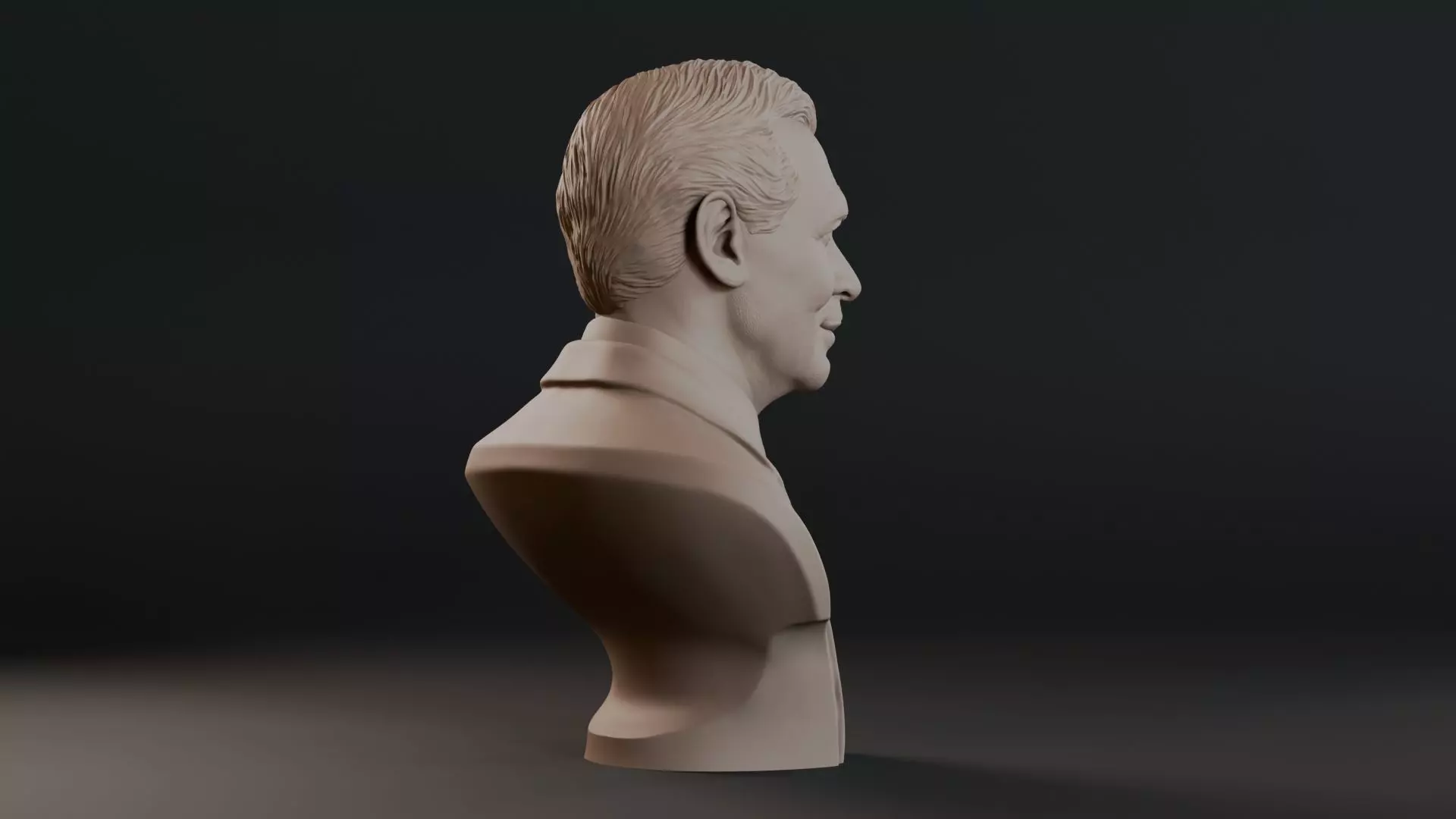 Clark Gable Bust Sculpture 3D print model_5