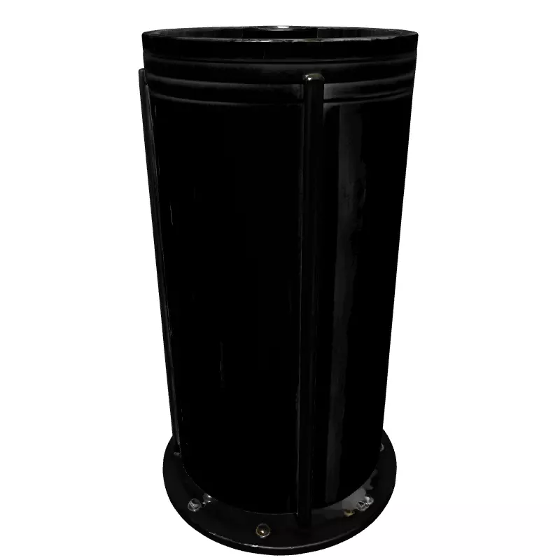 HighTech Industrial Energy Cell Low-poly 3D model_2