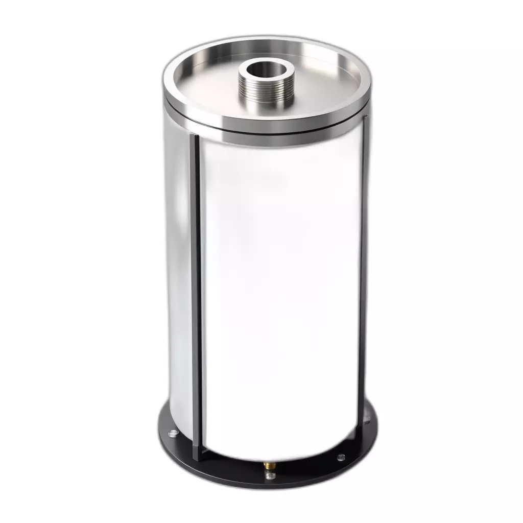 HighTech Industrial Energy Cell Low-poly 3D model_0