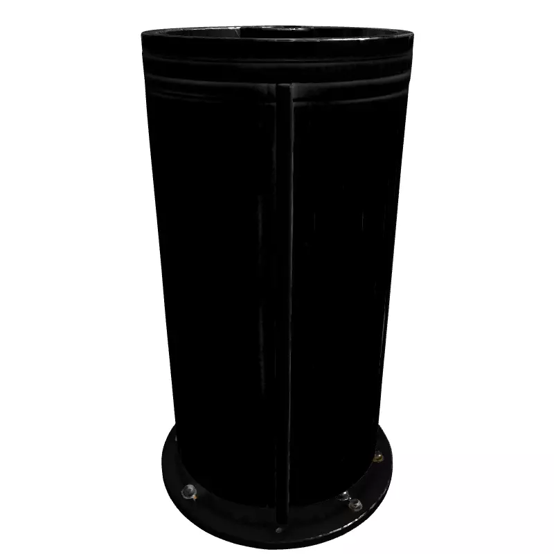 HighTech Industrial Energy Cell Low-poly 3D model_3