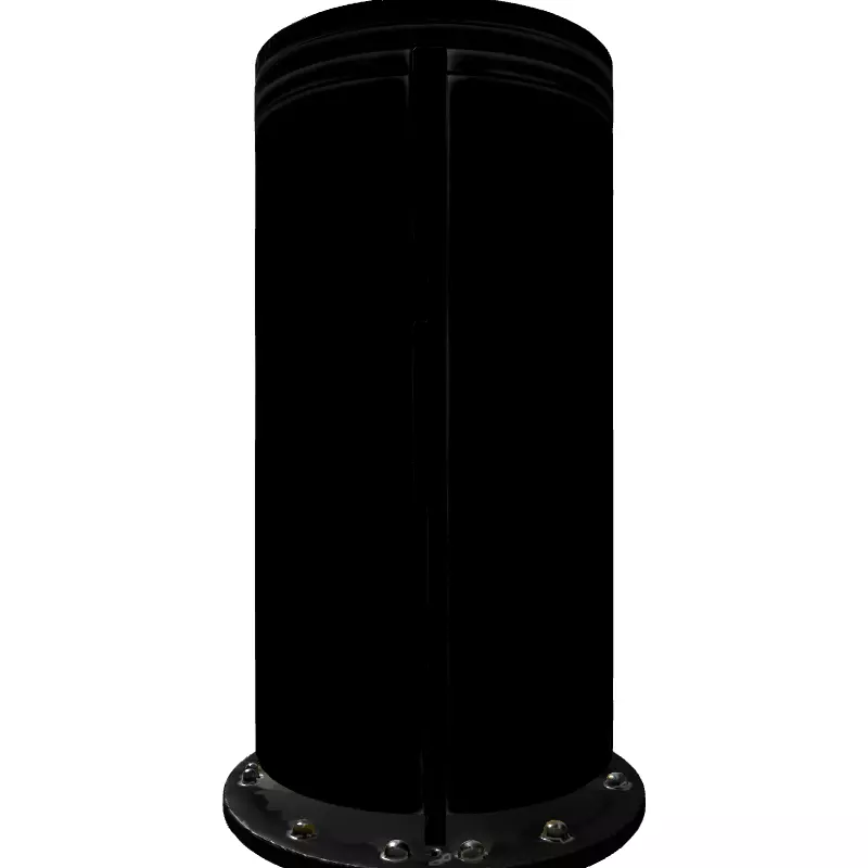 HighTech Industrial Energy Cell Low-poly 3D model_7