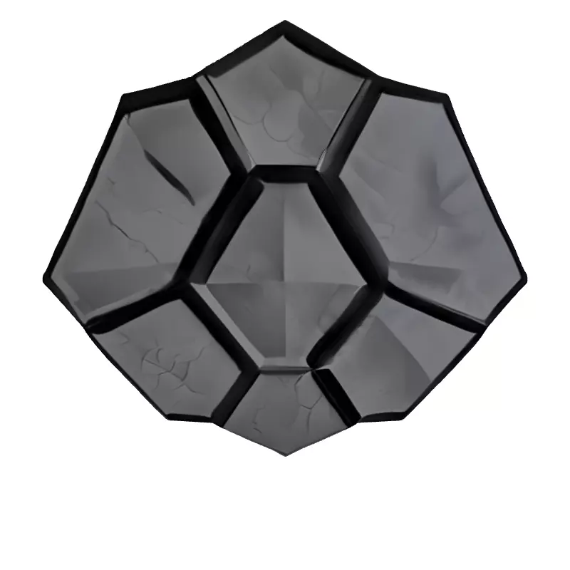 Modern Geometric Decorative Panel Low-poly 3D model_7