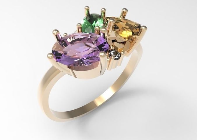 Ring Nizza STL 3D print model