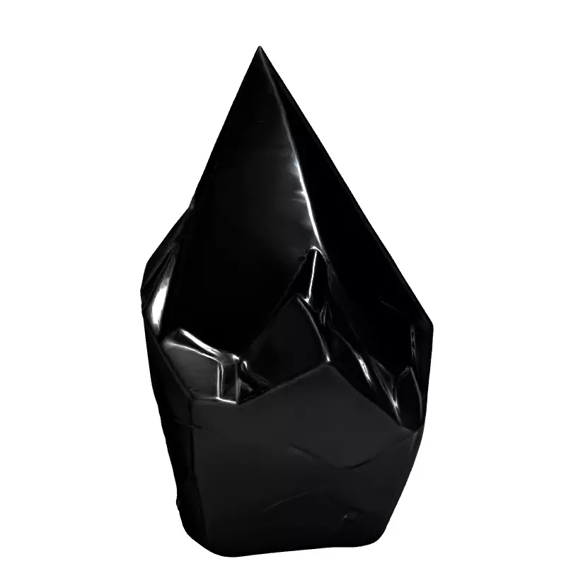 SciFi Energy Crystal Gemstone Low-poly 3D model_4