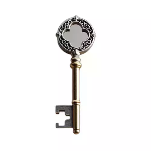 Ornate Vintage Skeleton Key Prop