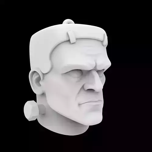 Frankenstein Charm 3D Print Model