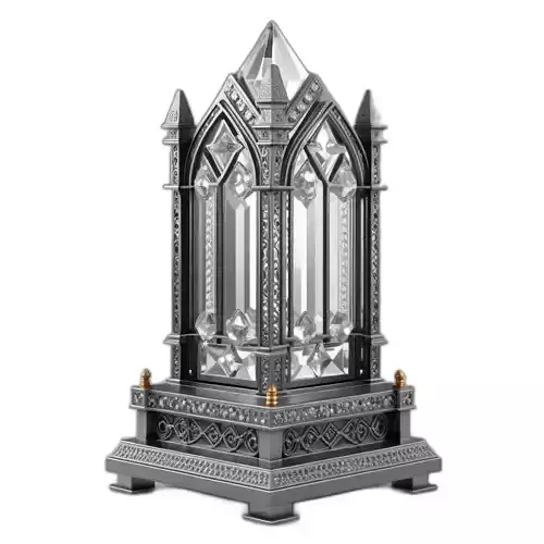 Ornate Gothic Crystal Gemstone Object