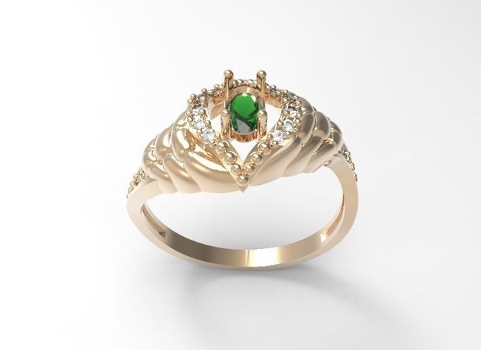 Ring Lille STL 3D print model