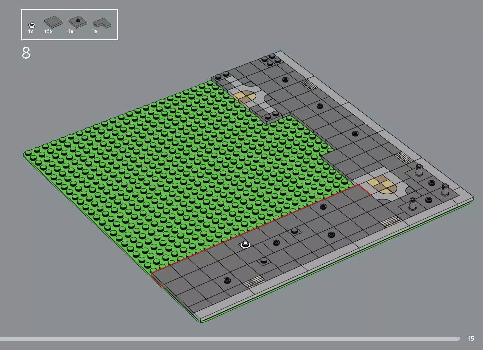 Wikibricks3D - 10350 Tudor-Corner 3D print model_9