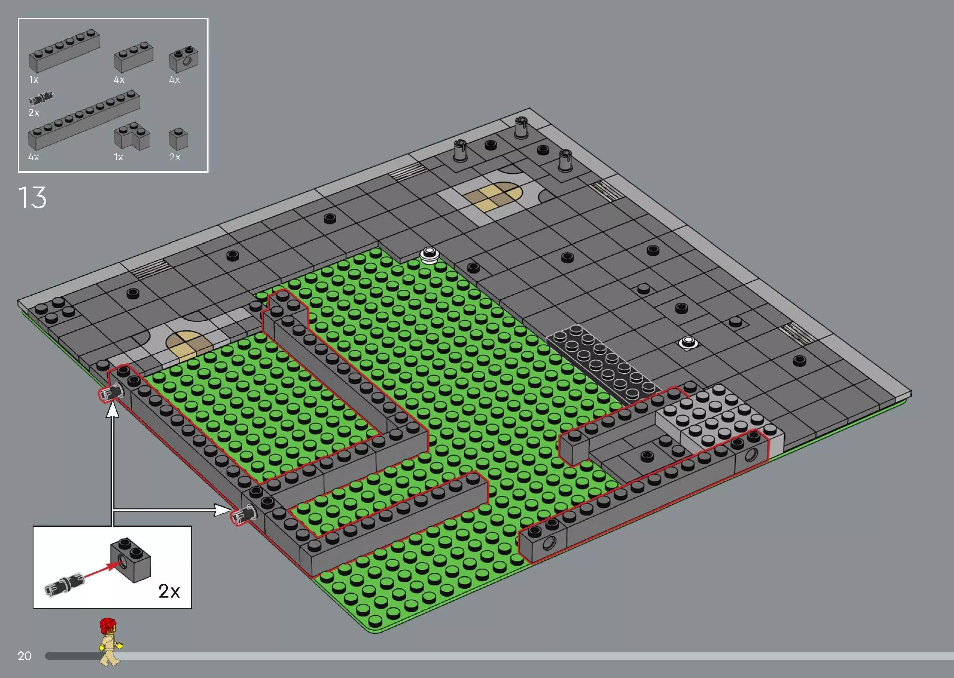 Wikibricks3D - 10350 Tudor-Corner 3D print model_14