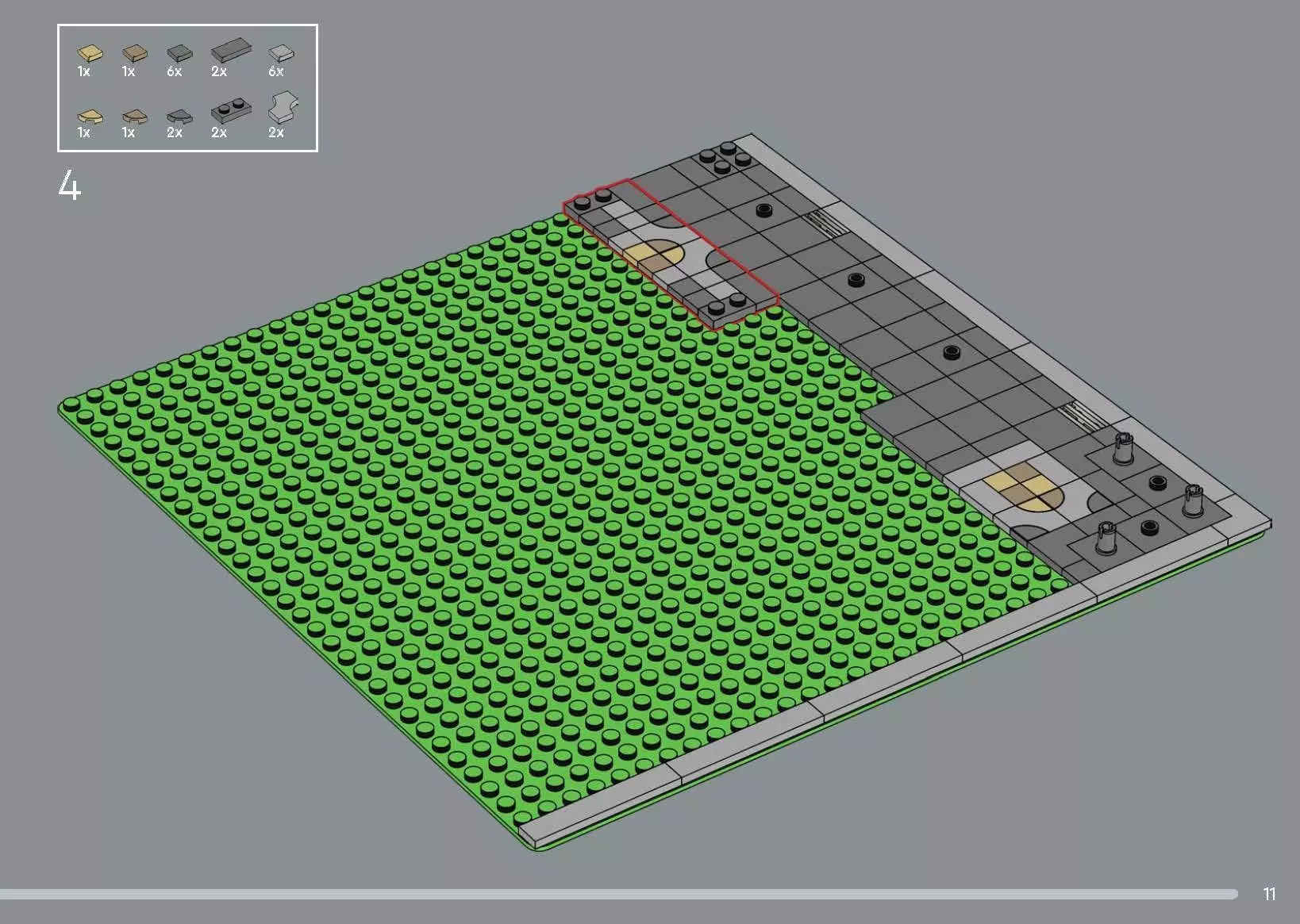 Wikibricks3D - 10350 Tudor-Corner 3D print model_5