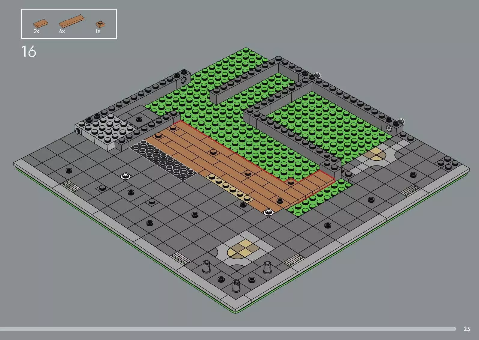 Wikibricks3D - 10350 Tudor-Corner 3D print model_17
