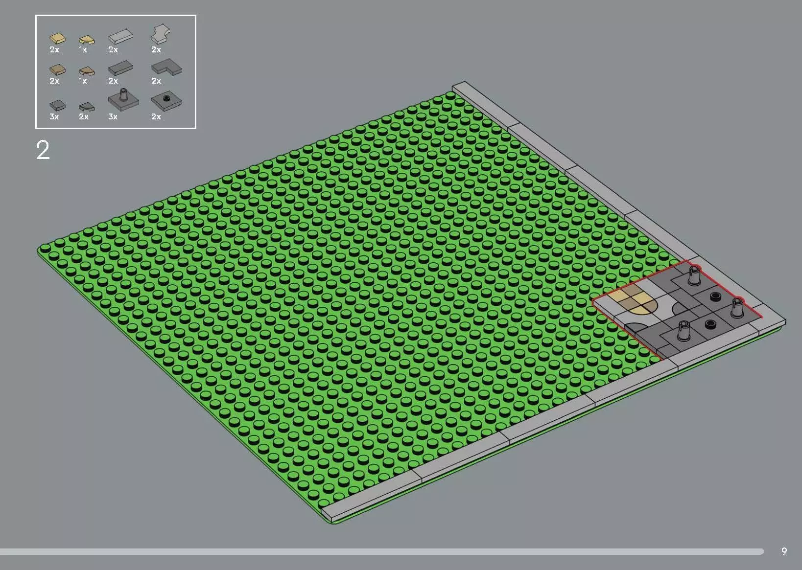 Wikibricks3D - 10350 Tudor-Corner 3D print model_3