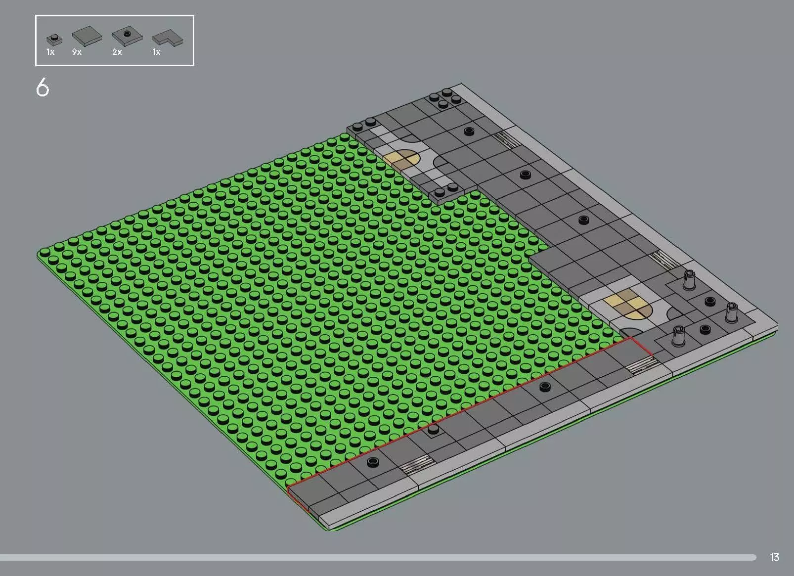 Wikibricks3D - 10350 Tudor-Corner 3D print model_7