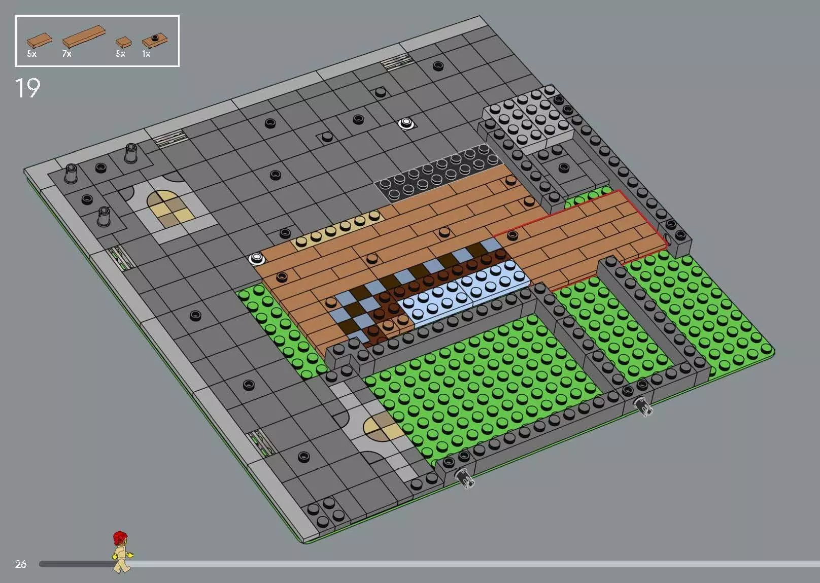 Wikibricks3D - 10350 Tudor-Corner 3D print model_20