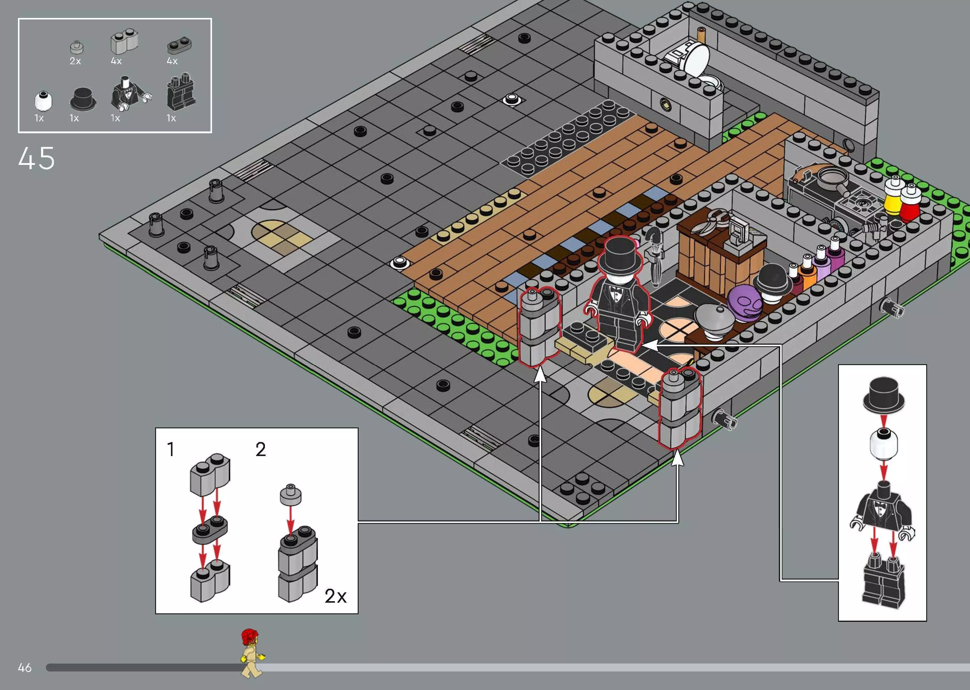 Wikibricks3D - 10350 Tudor-Corner 3D print model_40