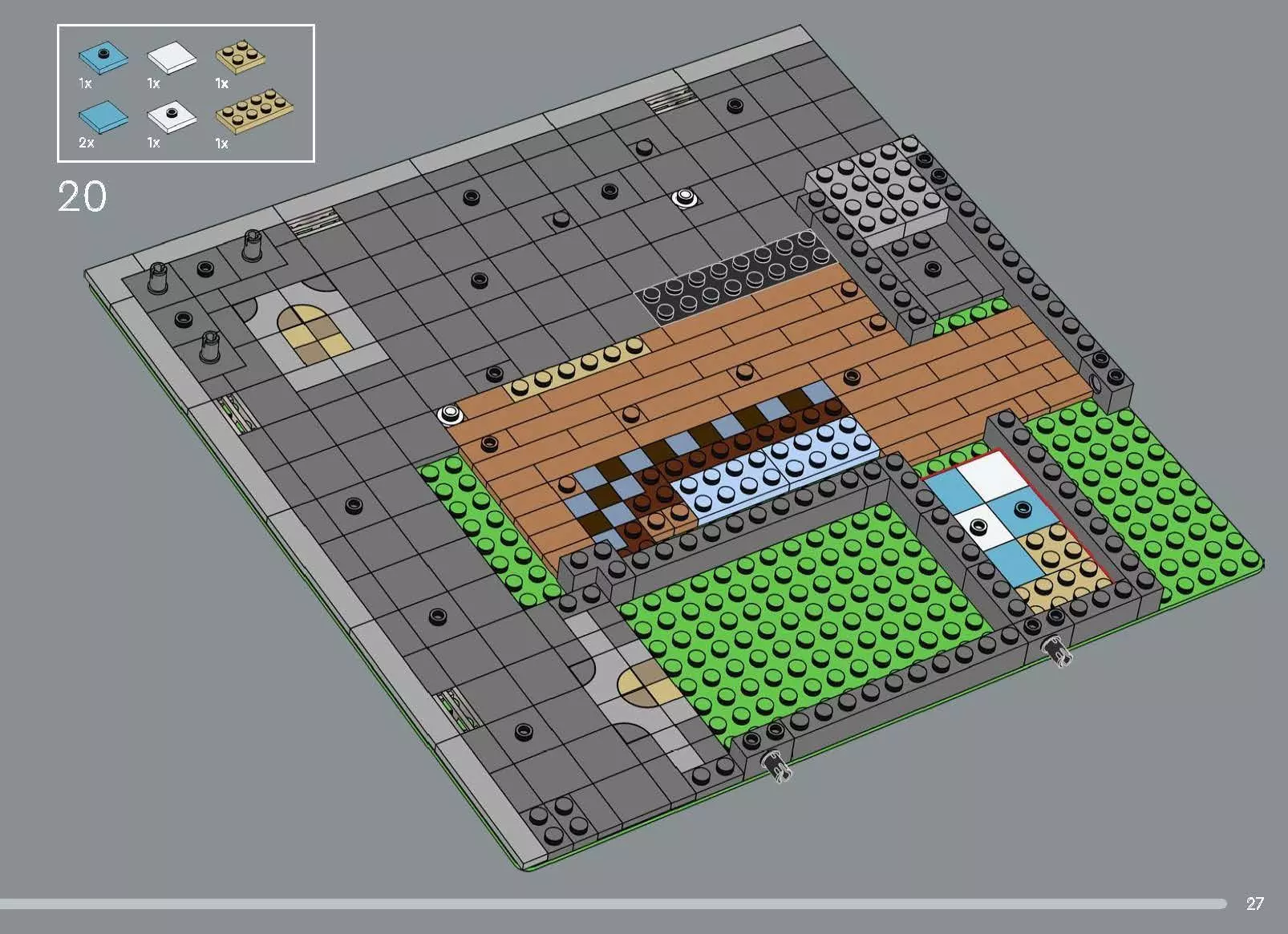 Wikibricks3D - 10350 Tudor-Corner 3D print model_21