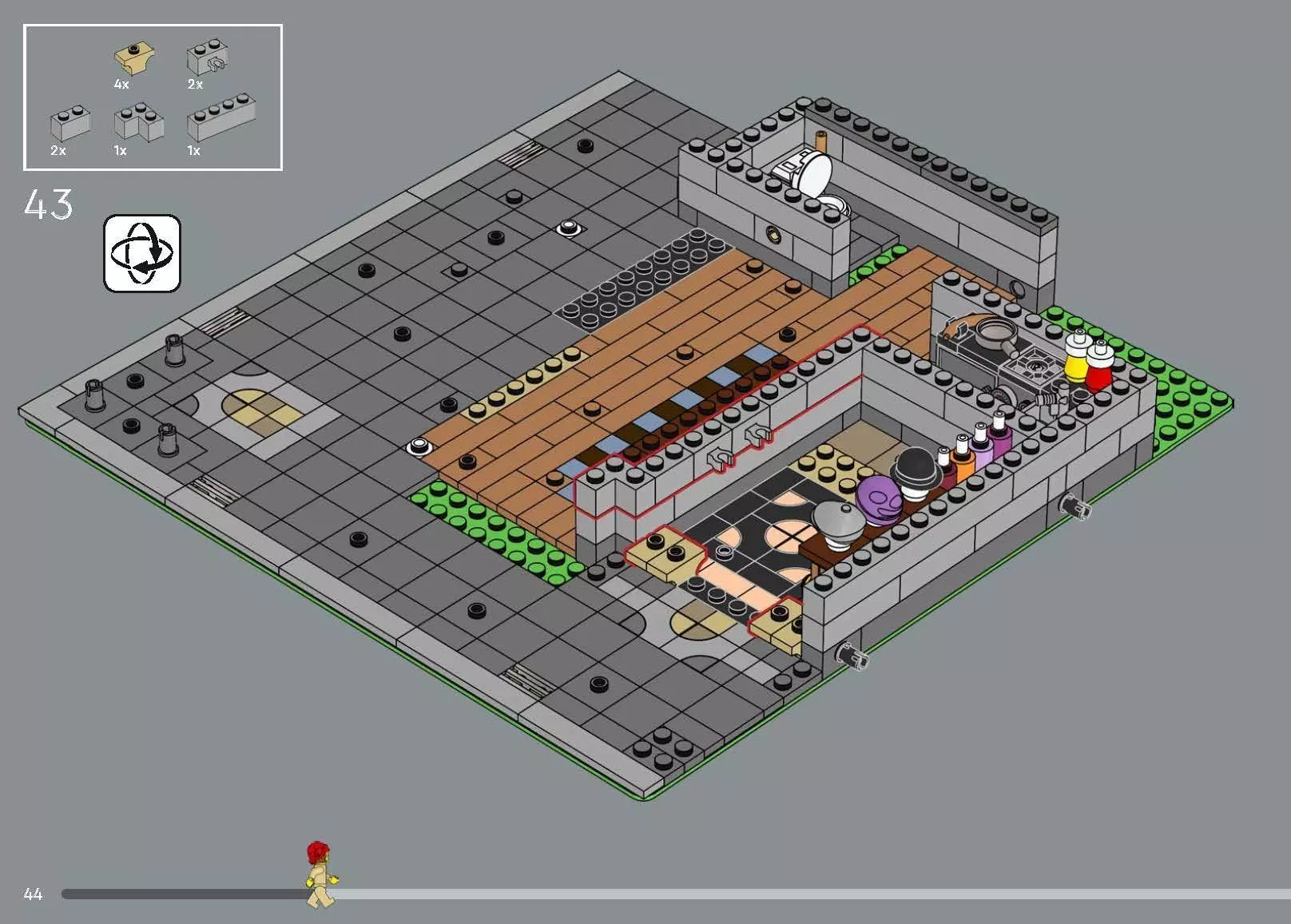 Wikibricks3D - 10350 Tudor-Corner 3D print model_38