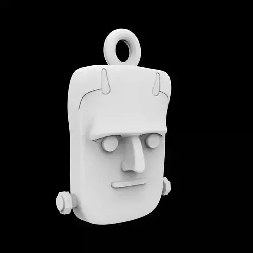 Frankenstein Keychain 3D Printable Model
