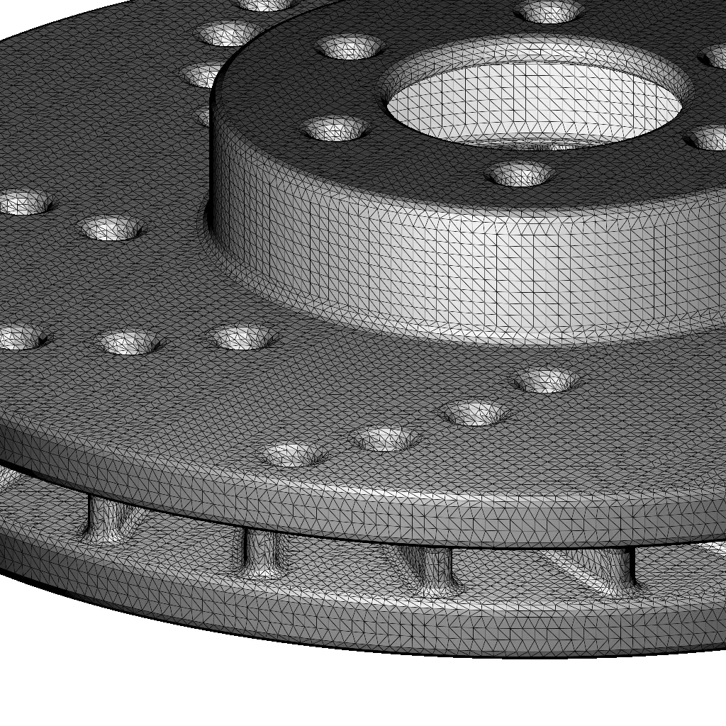 Rusty Car Disc Brake 3D model_6