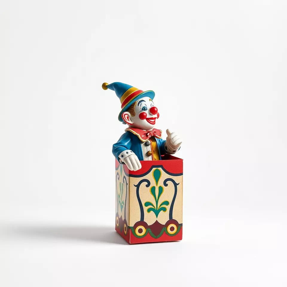 Colorful Clown Box model pack Low-poly 3D model_3